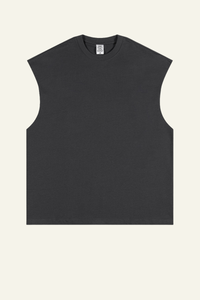 Men's Streetwear Heavyweight Cotton Sleeveless Top