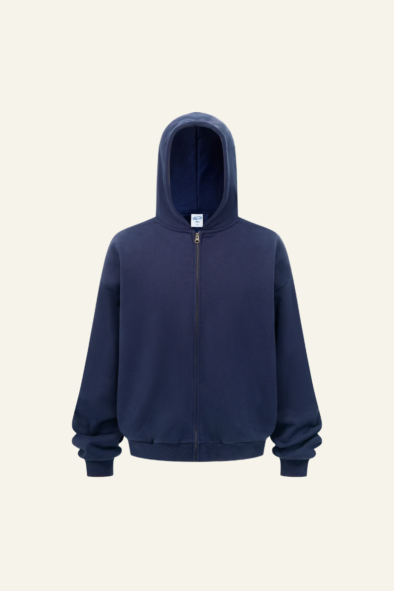Women's Streetwear Full Zipper Hooded Jacket