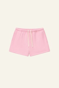 Women's Athletic Solid Dopamine  Shorts