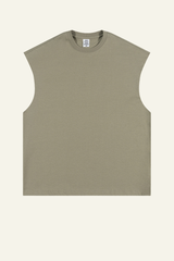 Women's Streetwear Heavyweight Cotton Sleeveless Top