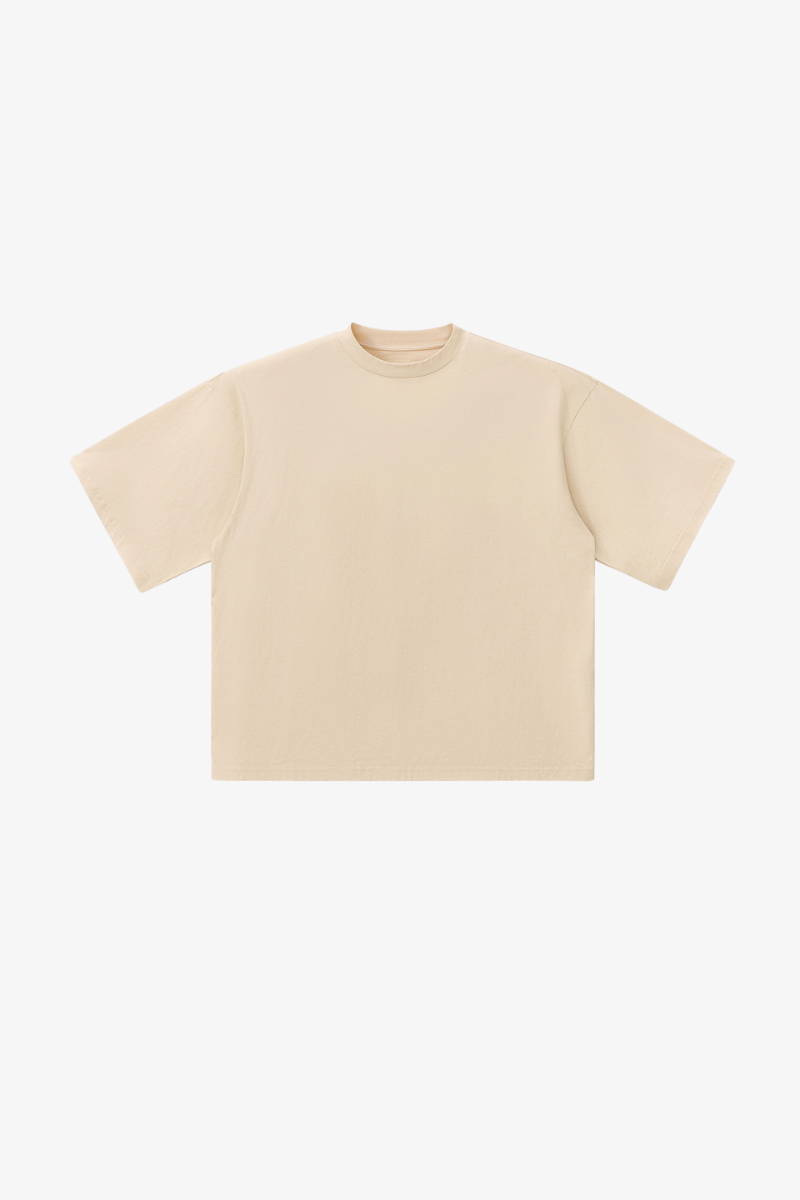 Women's Retro Cotton Drop-Shoulder Solid T-shirt
