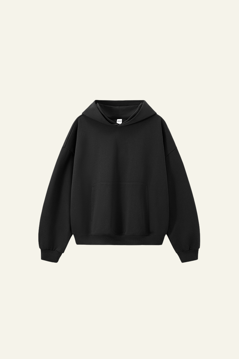 Women's Streetwear Short Loose-fitting Drop Shoulders Hoodie