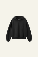 Women's Streetwear Short Loose-fitting Drop Shoulders Hoodie