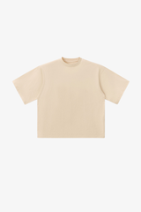 Men's Retro Cotton Drop-Shoulder Solid T-shirt