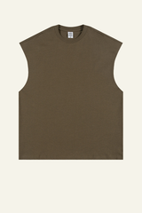 Men's Streetwear Heavyweight Cotton Sleeveless Top