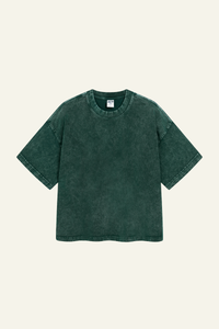 Men's Cotton Streetwear Washed Distressed T-shirt