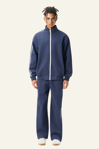 Men's Athletic Set : Jacket And  Side Stripe Pants
