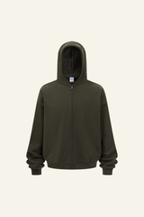 Women's Streetwear Full Zipper Hooded Jacket