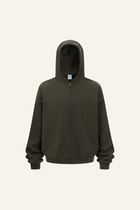 Women's Streetwear Full Zipper Hooded Jacket