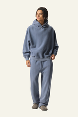 Men's Heavyweight Washed Set:Hoodie And Casual Pant