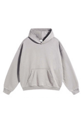 Men's Fall Winter 430g Terry Solid Loose DropShoulder Hoodie