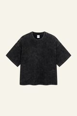 Men's Cotton Streetwear Washed Distressed T-shirt