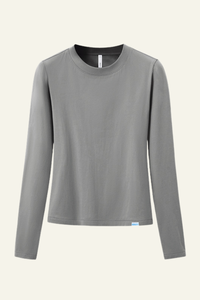Women's Slim Fit Crew Neck Long Sleeves T-shirt
