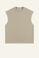 Women's Streetwear Heavyweight Cotton Sleeveless Top