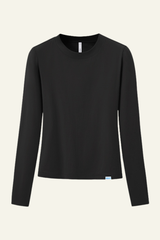 Women's Slim Fit Crew Neck Long Sleeves T-shirt
