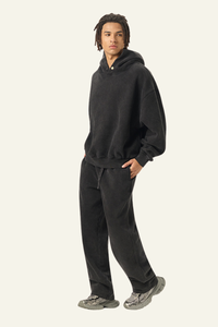 Men's Heavyweight Washed Set:Hoodie And Casual Pant