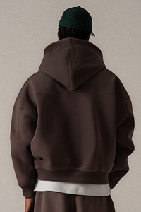 Men's Streetwear Cropped Minimalist Hooded Jacket