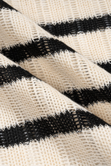 Men's Summer 205g Stripe Mesh Crewneck Tee