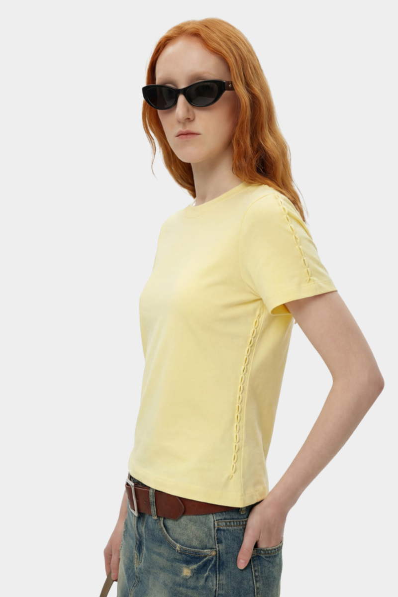Women's Spring Summer Embroidery Quick Dry Oversized Tee