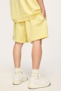 Men's  Cotton Streetwear Drawstring Solid Shorts
