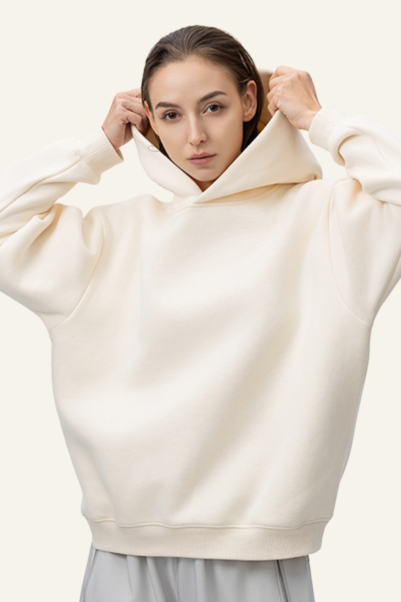 Women's Streetwear Heavyweight Fleece-lined Hoodie