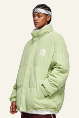 Women's Corduroy Warm Fleece-Lined Solid Color Jacket