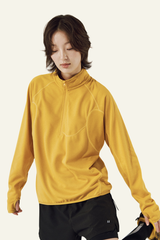 Women's  Lightweught Half-zipper Stand-collar Pullover