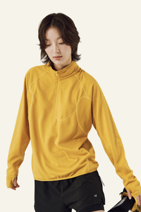 Women's  Lightweught Half-zipper Stand-collar Pullover