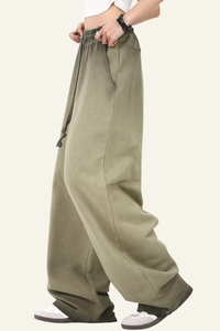 Men's Cotton Vintage Washed Straight Leg Pant