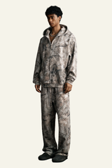 Men's Camouflage Set:Fleece Lined Jacket And Pants