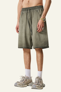 Men's Vintag Washed Cotton Relaxed Short
