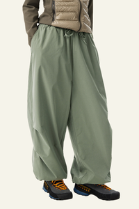 Men's  Streetwear Fleece-Lined Workwear Curved Pants