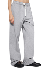 Unisex Summer 450g Elastic Drawstring Straight Pants