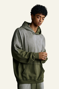 Men's Cotton Gradient Color Hoodie