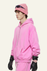 Men's Full Zipper Pocket Hooded Jacket