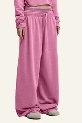 Women's  Vintage-Washed Cotton Straight-Leg Pants.