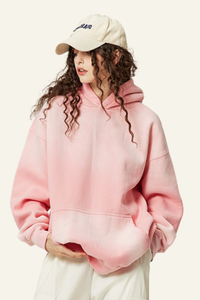 Women's Heavyweight Washed Gradient Hoodie