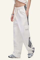 Women's Streetwear Color Blocked Side-Striped Pants