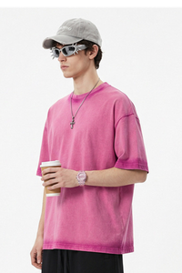 Men's  Cotton Vintage Washed T-Shirt