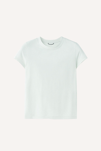 Women's Spring Summer Polyester Solid Crewneck Quick Dry Tee