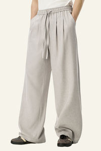 Men's Streetwear Loose-fitting Solid Straight Leg Pants