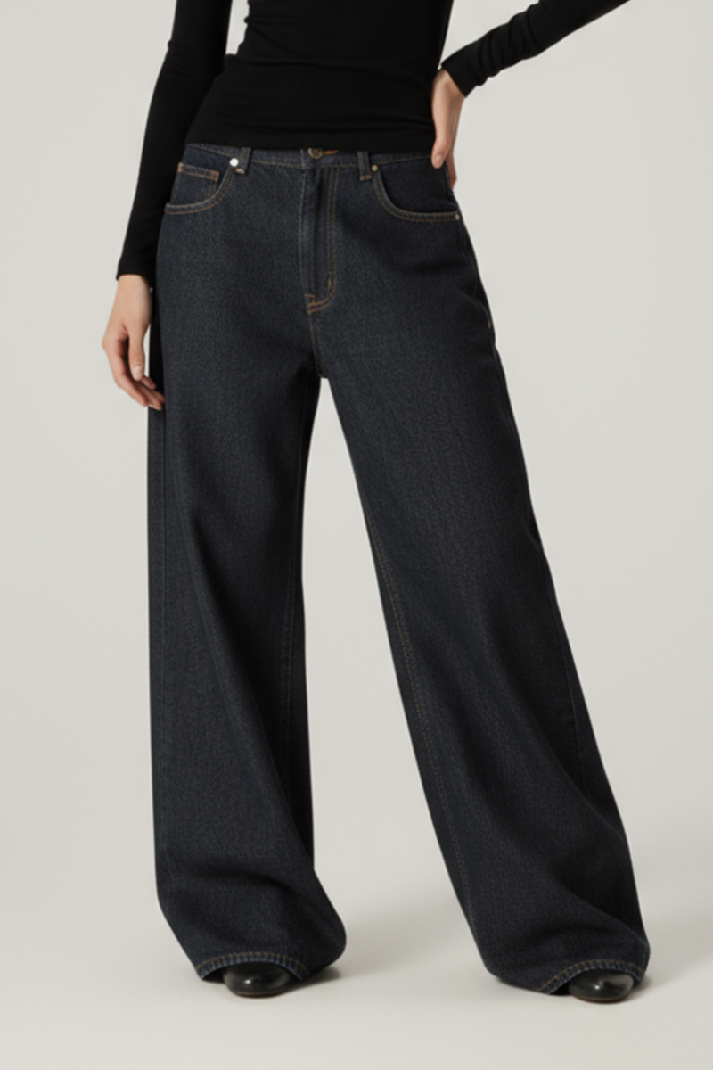 Women's Streetwear Vintage Wide Leg Jeans