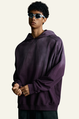 Men's Gradient Color Cotton Hoodie