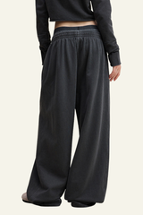 Women's  Vintage-Washed Cotton Straight-Leg Pants.
