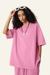 Women's Cotton Streetwear Washed T-Shirt