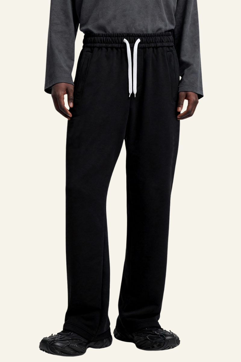 Men's Streetwear Drawstring Straight Leg Pants