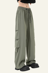 Men's High-Elasticity Draping Workwear Wide-Leg Pants