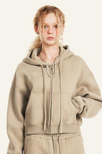 Women's Full Zipper Hooded Jacket