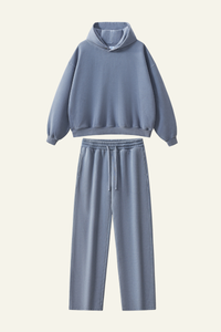 Men's Heavyweight Washed Set:Hoodie And Casual Pant