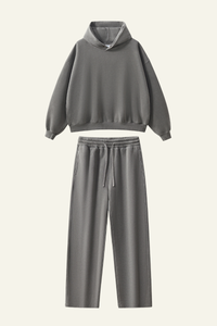 Men's Heavyweight Washed Set:Hoodie And Casual Pant
